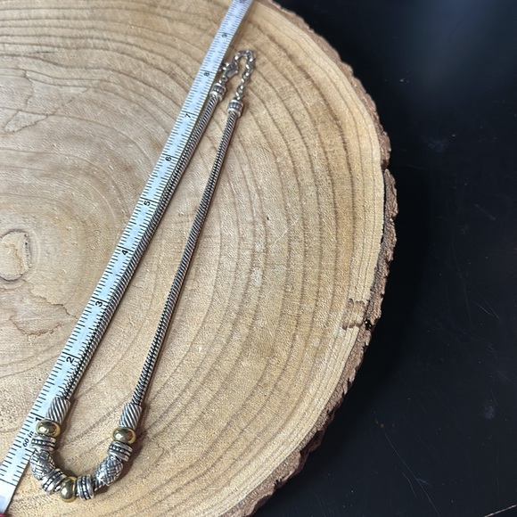 Brighton Silver & Gold Travis Necklace with Charms Beads - Picture 7 of 8